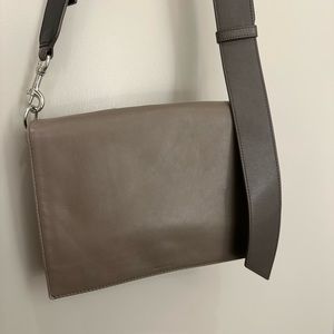 ALLSAINTS Brown across Body Purse with Detachable Shoulder Strap